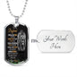 To My BOYFRIEND - MILITARY DOG TAG