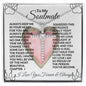 To My Soulmate - CZ Cross Necklace