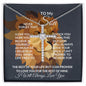 To My Son - CZ Cross Necklace