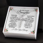 To My Lovely Daughter-Cross Necklace