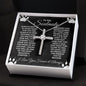 To My Soulmate - Cross Necklace
