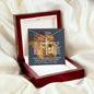To My Son - CZ Cross Necklace