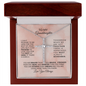 To My Granddaughter- Faith-Cross Necklace
