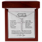 To My Beautiful Soulmate- Faith- Cross Necklace
