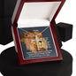 To My Son - CZ Cross Necklace