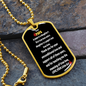 To My PAPA - Thanks - Dog Tag
