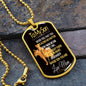 To My Son - Dog Tag