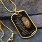 TO MY HUSBAND-Military Chain-DOG TAG
