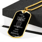 To My SON-Military Dog Tag