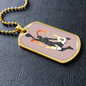 Love Basketball-Military Dog Tag