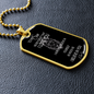 To My SON-Military Dog Tag