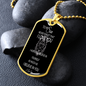 To My SON-Military Dog Tag