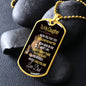 To My Daughter Dog Tag-D