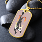 Love Basketball-Military Dog Tag