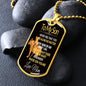 To My Son - Dog Tag