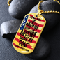 To My Son - Military Dog Tag