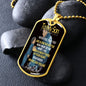 To My Son - Remember - Dog Tag