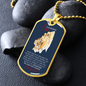To My WONDERFUL SON-Military Dog Tag