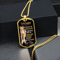 To My Daughter - Dog Tag