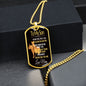 To My Son - Dog Tag
