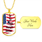 We The People UNAPOLOGETIC-American- Dog Tag