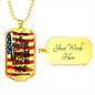 To My Son - Military Dog Tag