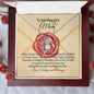 To My Beautiful Mom -U Are My Joy My World- Forever Love Necklace