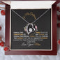 To My Girlfriend Forever Love Necklace π