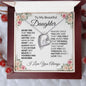TO MY BEAUTIFUL DAUGHTER-FAR- FOREVER LOVE NECKLACE