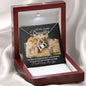 To My Lovely Daughter - Forever Love Necklace