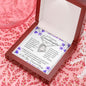 To My Amazing Granddaughter-Forever Love Necklace