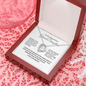To My Beautiful Granddaughter- Forever Love Necklace