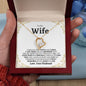 To My Wife | Through The Twists And Turns In Life-Forever Love Necklace❤️