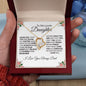 To My Lovely Daughter | Never Feel That You Are Alone-Forever Love Necklace
