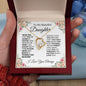 TO MY BEAUTIFUL DAUGHTER-FAR- FOREVER LOVE NECKLACE