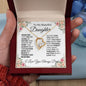 TO MY BEAUTIFUL DAUGHTER-BEST- Forever Love Necklace