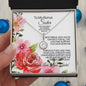 To My Bonus Sister-Your Love -Eternal Hope Necklace π