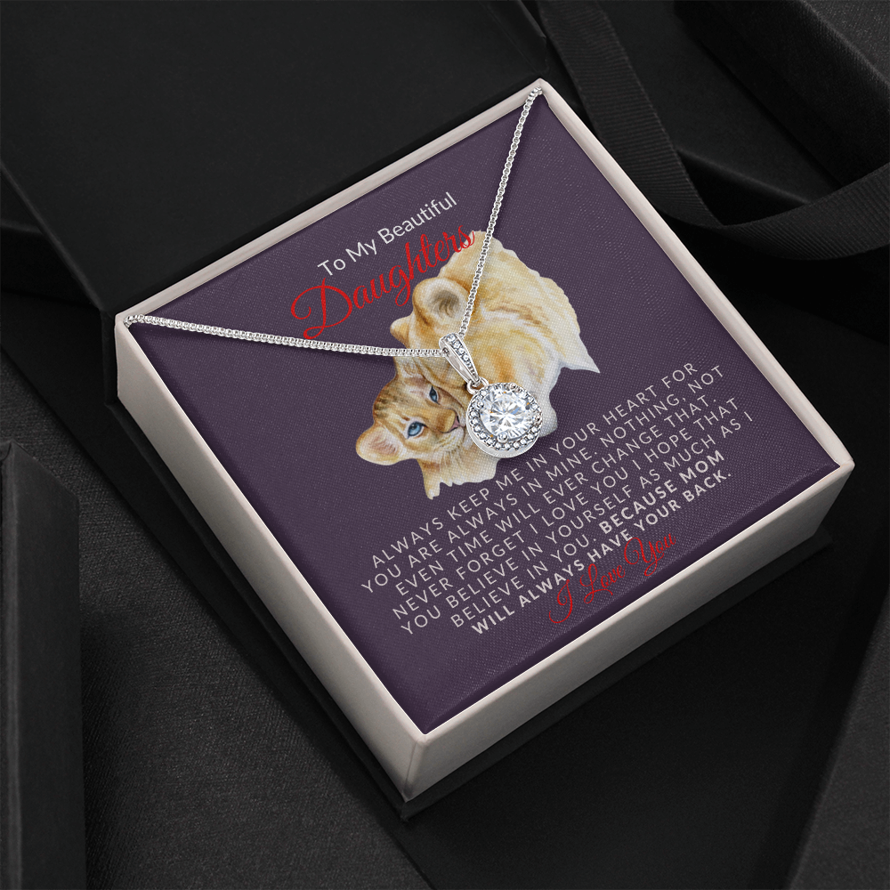To My Beautiful Daughter- Sparkle- Eternal Hope Necklace