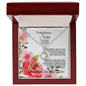 To My Bonus Sister-Your Love -Eternal Hope Necklace π