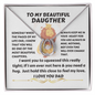 Daughter - In My Heart - Pendant Necklace