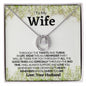 To My Wife | Love U - Pendant necklace