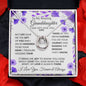 To My Amazing Granddaughter -Pure Luck- Pendant Necklace