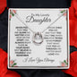 To My Lovely Daughter-Lucky Pendant Necklace