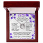 To My Amazing Granddaughter -Pure Luck- Pendant Necklace