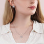 To My Lovely Daughter- Love Knot Earring & Necklace Set!