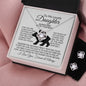 To My Lovely Daughter- Love Knot Earring & Necklace Set!