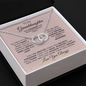 To My Granddaughter-Joy- Perfect Pair Necklace