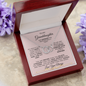 To My Granddaughter-Joy- Perfect Pair Necklace