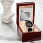 To My Dad - Love - Men's Openwork Watch