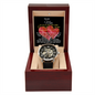 To My MEN- 2-Hearts- Men's Openwork Watch